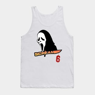 scream VI  (Scream 6)  scary horror movie graphic design by ironpalette Tank Top